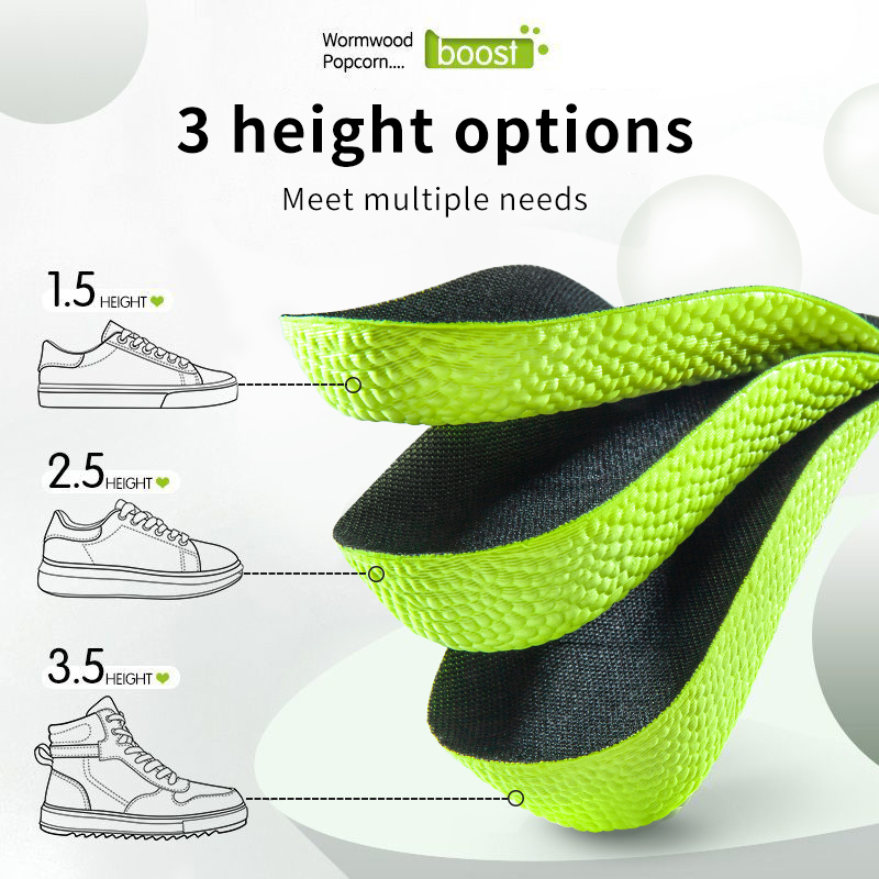 Men'S Shoes Increase Height - Memory Foam Height Increase Insoles for