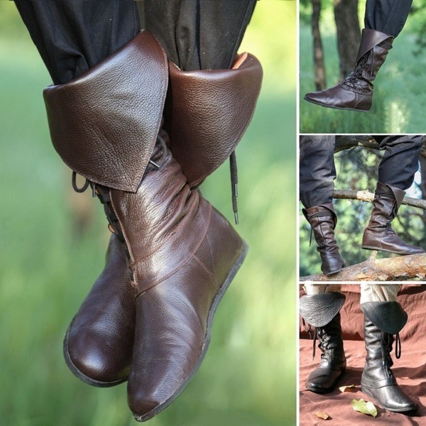 Men'S Shoes Louis Vuitton - Halloween Victorian Renaissance Boot Shoes Medieval