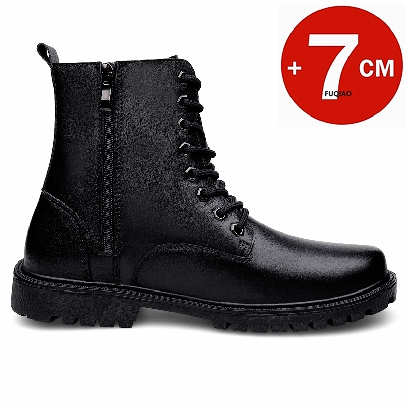 Men's Genuine Leather Elevator - Men Shoes Marks ulasan dan harga