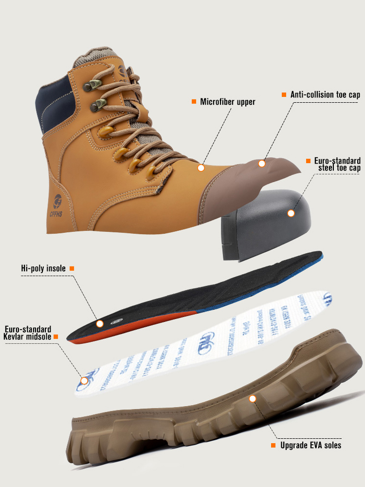 2026 New Work Safety Boots Ste - Work Boot Steel Toe ulasan dan harga