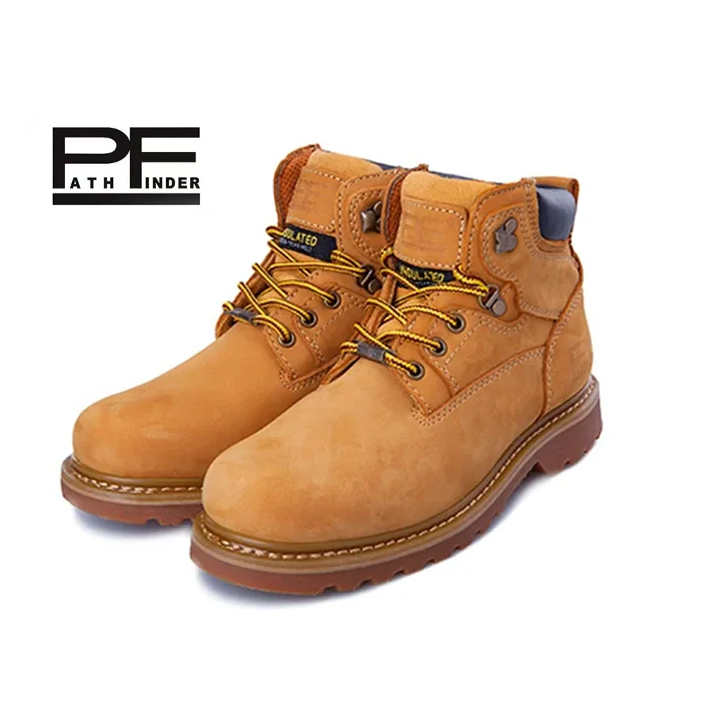 pf Men's Fashion Genuine Leath - Work Boot Steel Toe ulasan dan harga