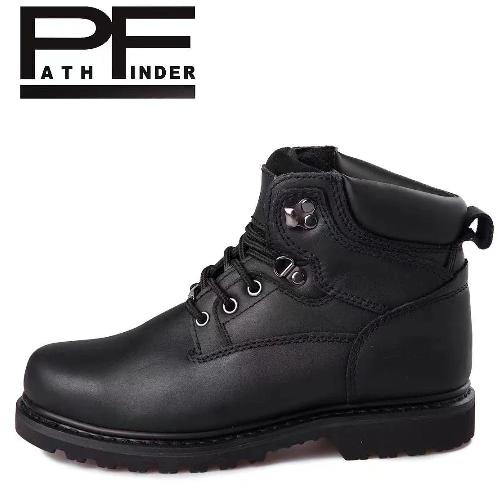 pf Men's Fashion Genuine Leath - Work Boot Steel Toe ulasan dan harga
