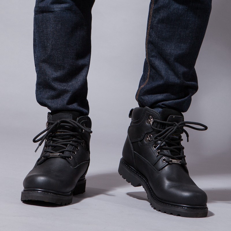 pf Men's Fashion Genuine Leath - Work Boot Steel Toe ulasan dan harga