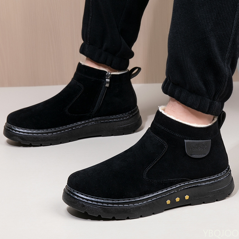 Winter new high top thick snow - Men'S Shoes Increase Height ulasan dan harga