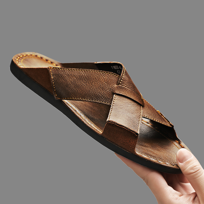 Fashion Genuine Leather Men Sl - Men Shoes Marks ulasan dan harga