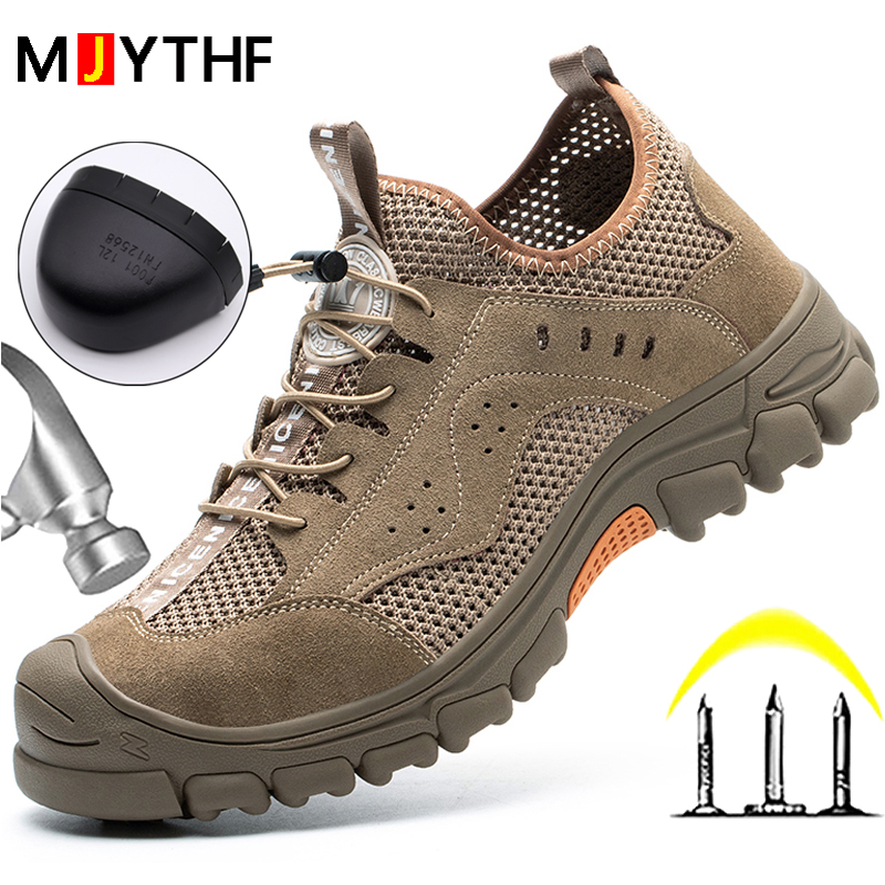 2026 Summer Safety Shoes Men A - Work Boot Steel Toe ulasan dan harga