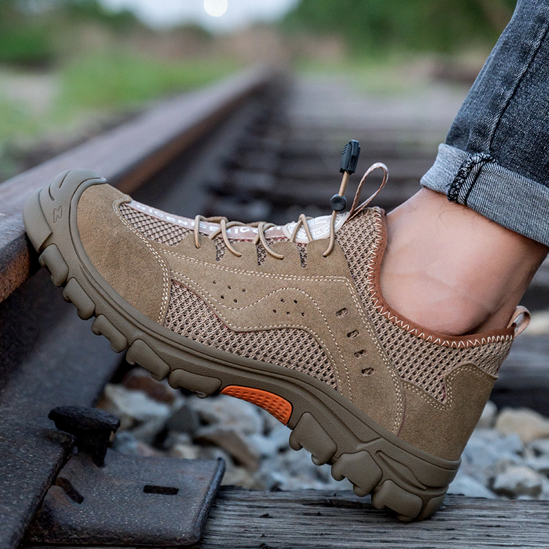 2026 Summer Safety Shoes Men A - Work Boot Steel Toe ulasan dan harga