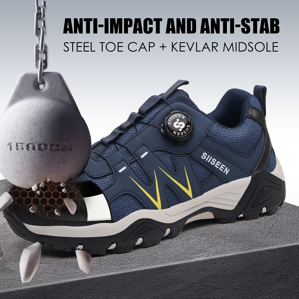 Men's High Quality Safety Shoe - Work Boot Steel Toe ulasan dan harga