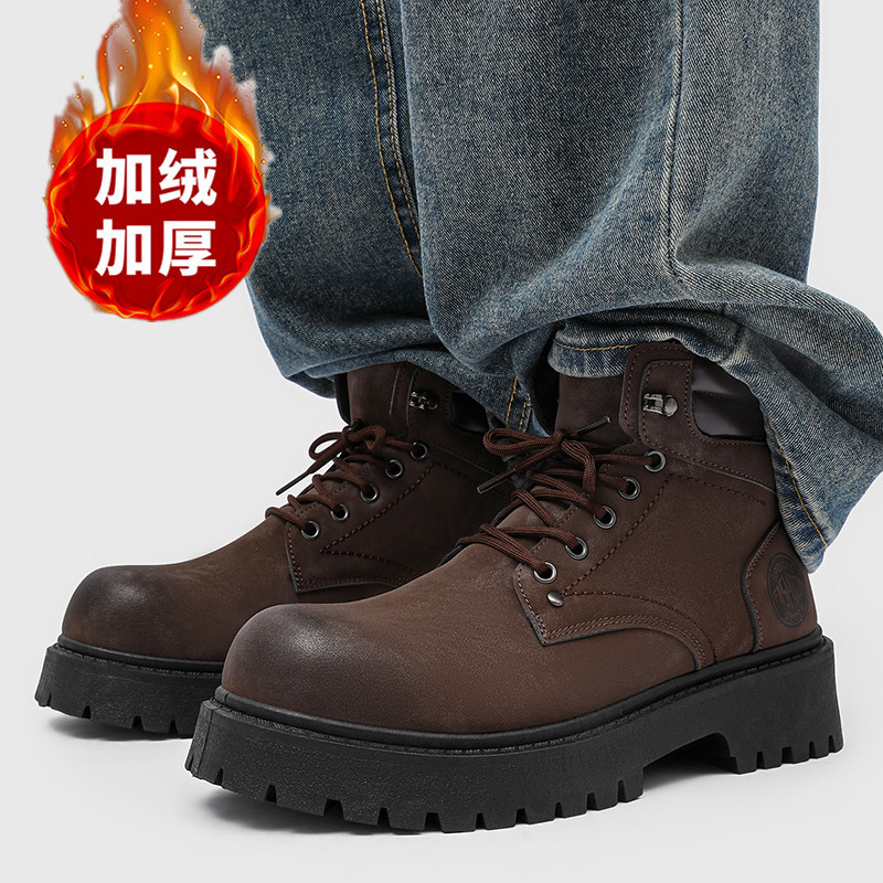 Men boots New Winter Slippers  - Men Shoes Marks ulasan dan harga