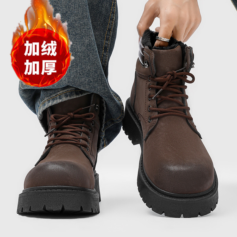Men boots New Winter Slippers  - Men Shoes Marks ulasan dan harga