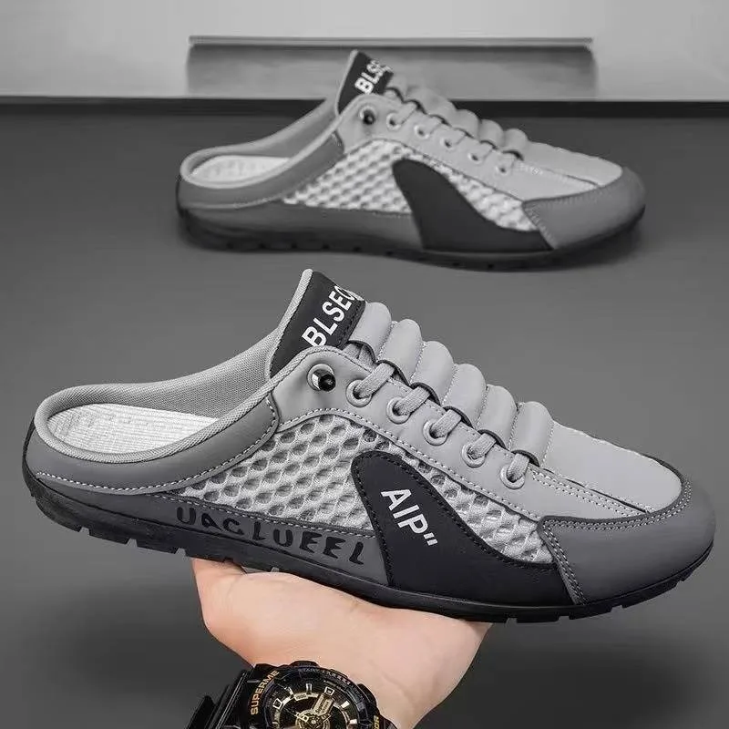 Men's Fashion Soft-soled Half  - Men Shoes Marks ulasan dan harga