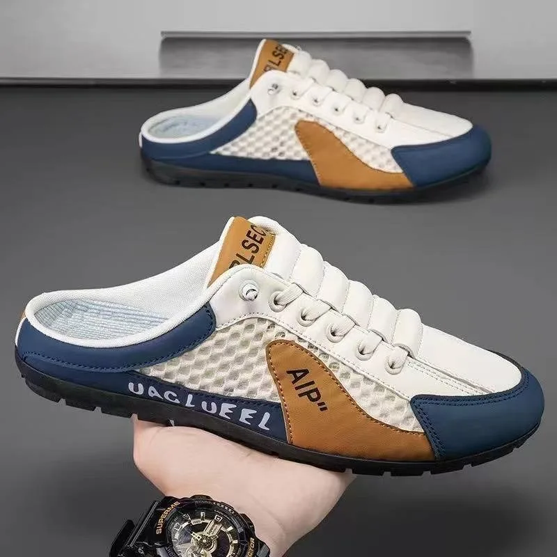Men's Fashion Soft-soled Half  - Men Shoes Marks ulasan dan harga