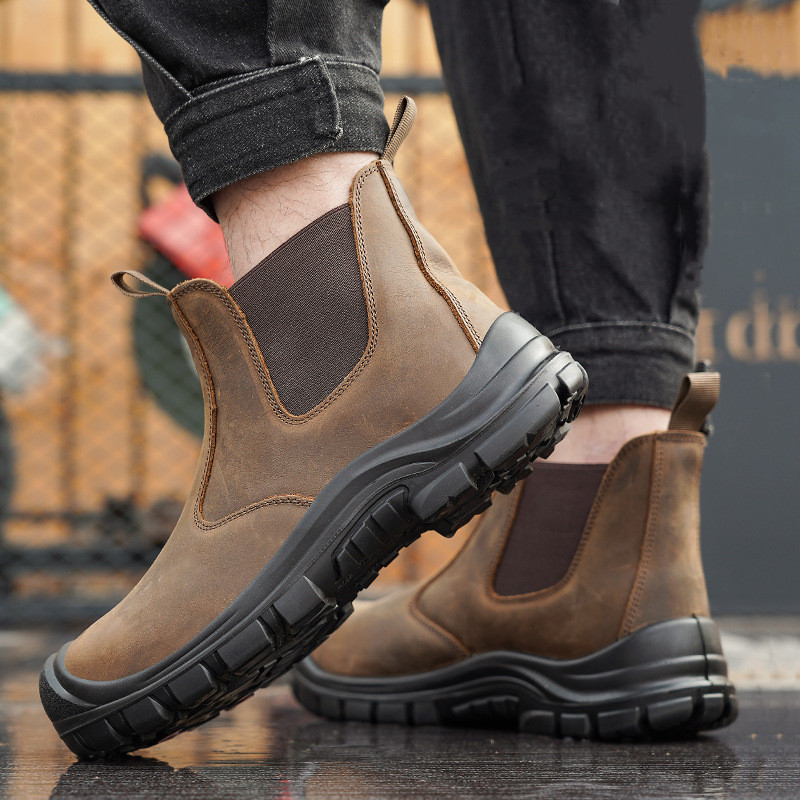 large size men's fashion steel - Work Boot Steel Toe ulasan dan harga
