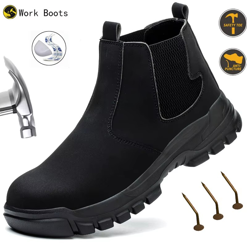 Waterproof Men's Safety Work B - Work Boot Steel Toe ulasan dan harga