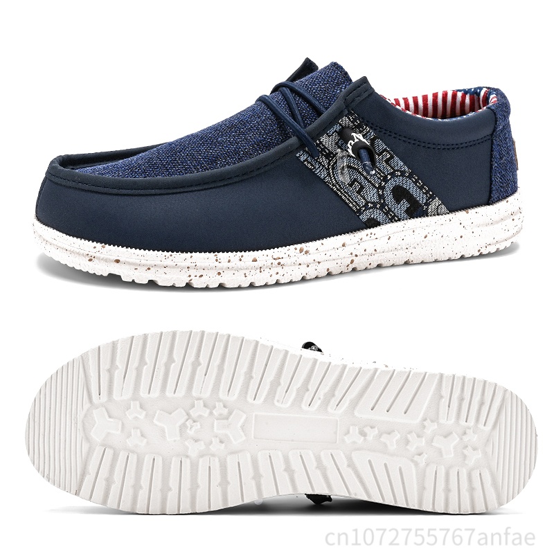 Hot Sale Blue/Black Men Loafer - Men'S Shoes For Sale ulasan dan harga
