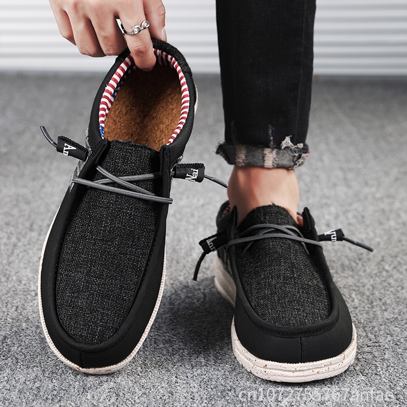 Hot Sale Blue/Black Men Loafer - Men'S Shoes For Sale ulasan dan harga