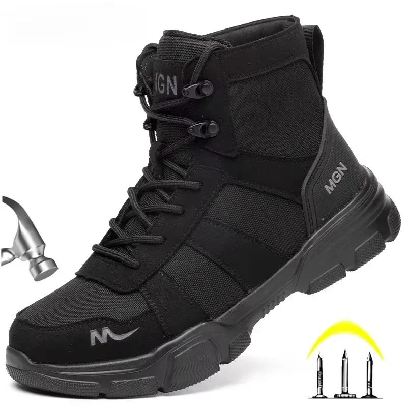 Work Boots Indestructible Men' - Work Boot Steel Toe ulasan dan harga
