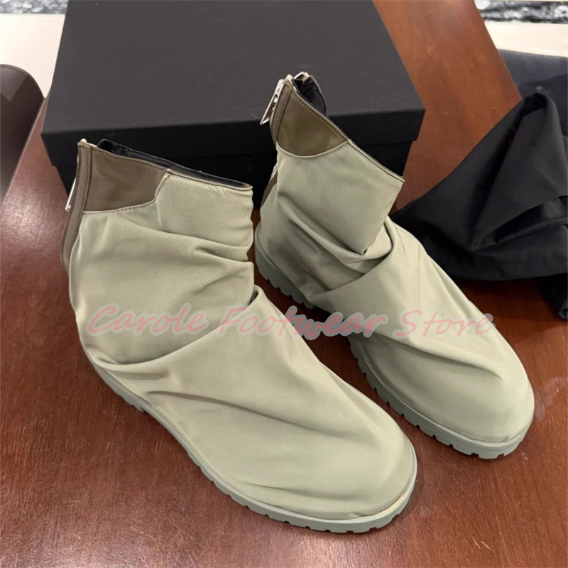 Pleated Nylon Cloth High Top M - Men'S Shoes Increase Height ulasan dan harga