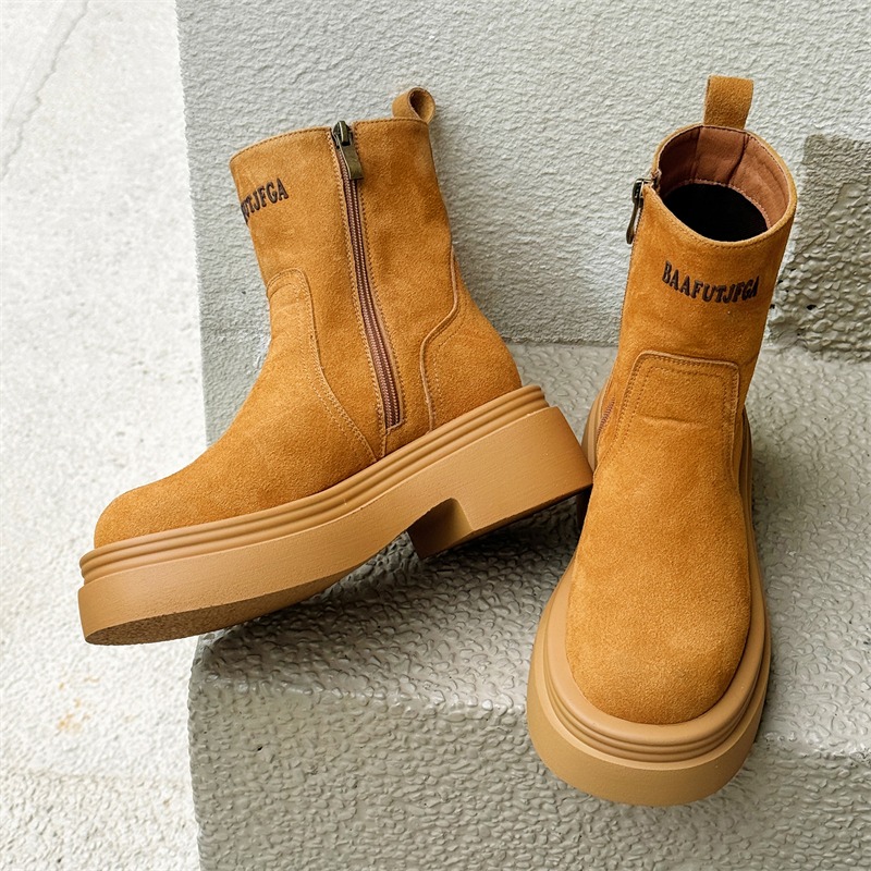 Winter Europe America Retro Th - Men'S Shoes Increase Height ulasan dan harga