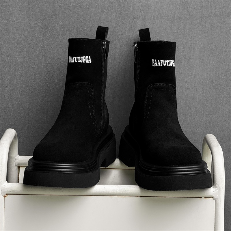 Winter Europe America Retro Th - Men'S Shoes Increase Height ulasan dan harga
