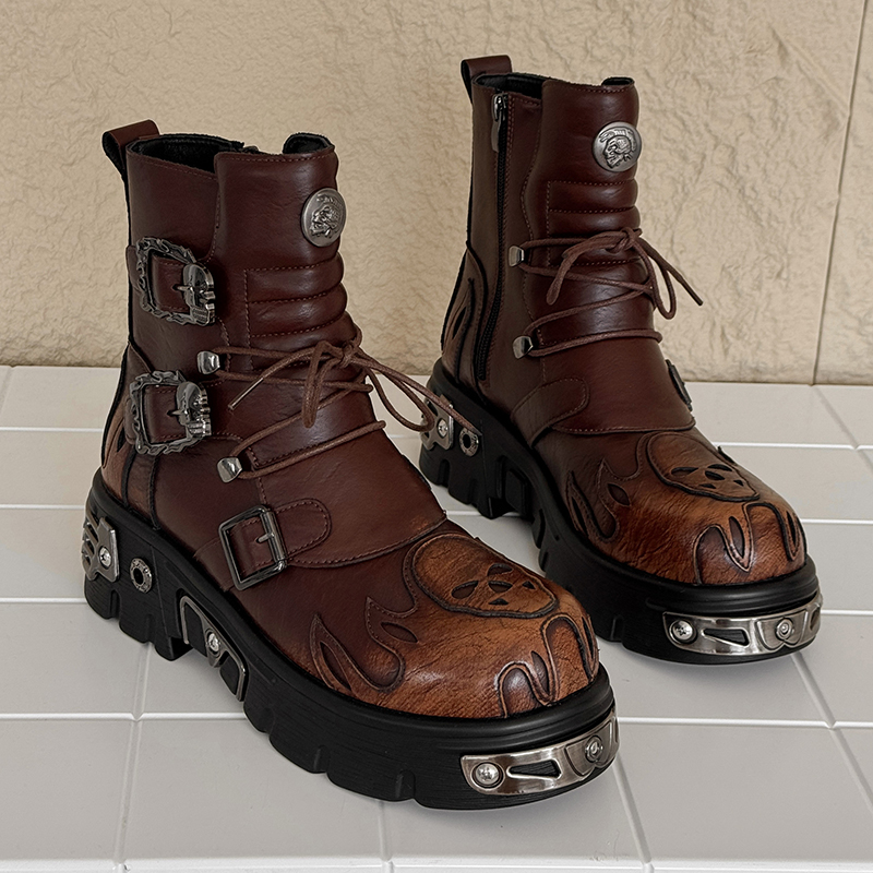 Men Height Increasing Punk Sty - Men'S Shoes Increase Height ulasan dan harga