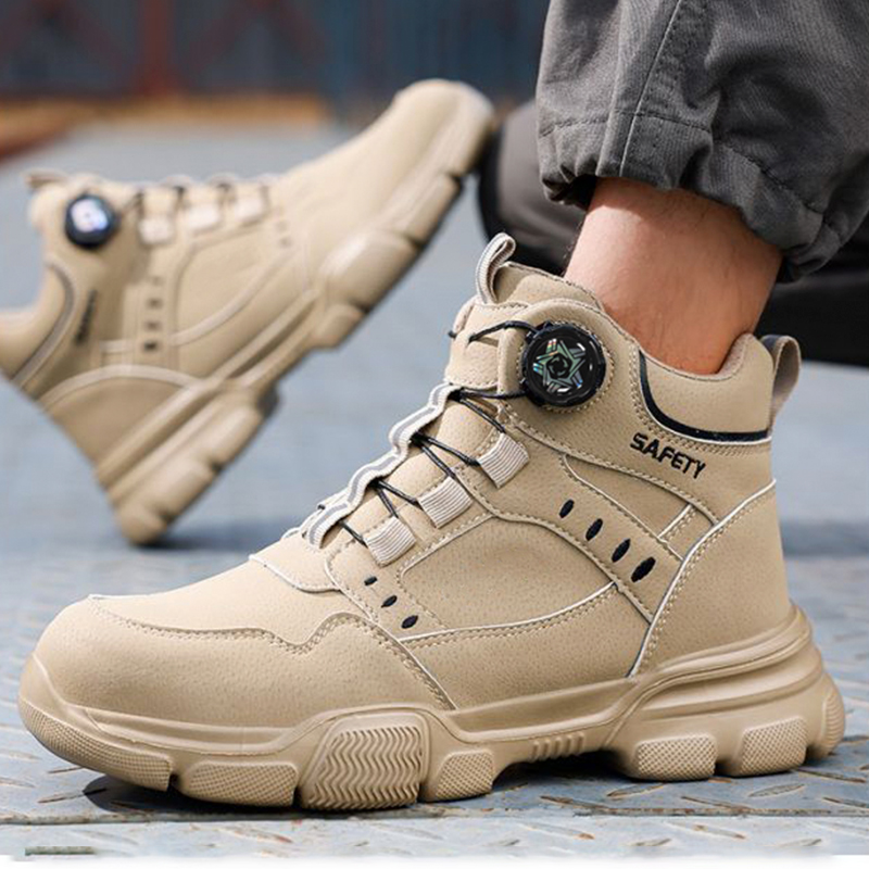 Water Repellent Leather Safety - Work Boot Steel Toe ulasan dan harga