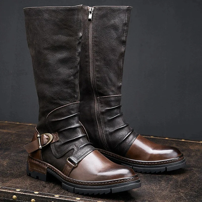 Men's Medieval Retro PU Leathe - Men'S Shoes Louis Vuitton ulasan dan harga