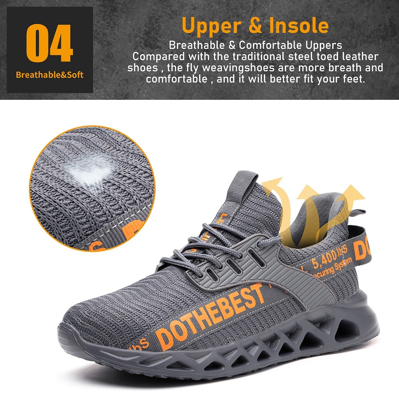 Steel Toe Safety Shoes for Men - Work Boot Steel Toe ulasan dan harga